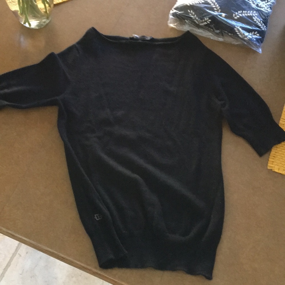 BCBG black cashmere sweater
